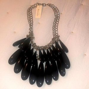 Black and silver necklace